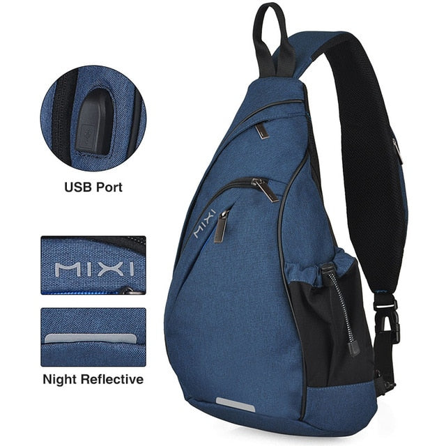 Mixi One Shoulder Crossbody Backpack