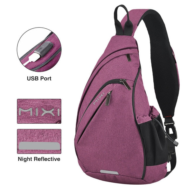 Mixi One Shoulder Crossbody Backpack